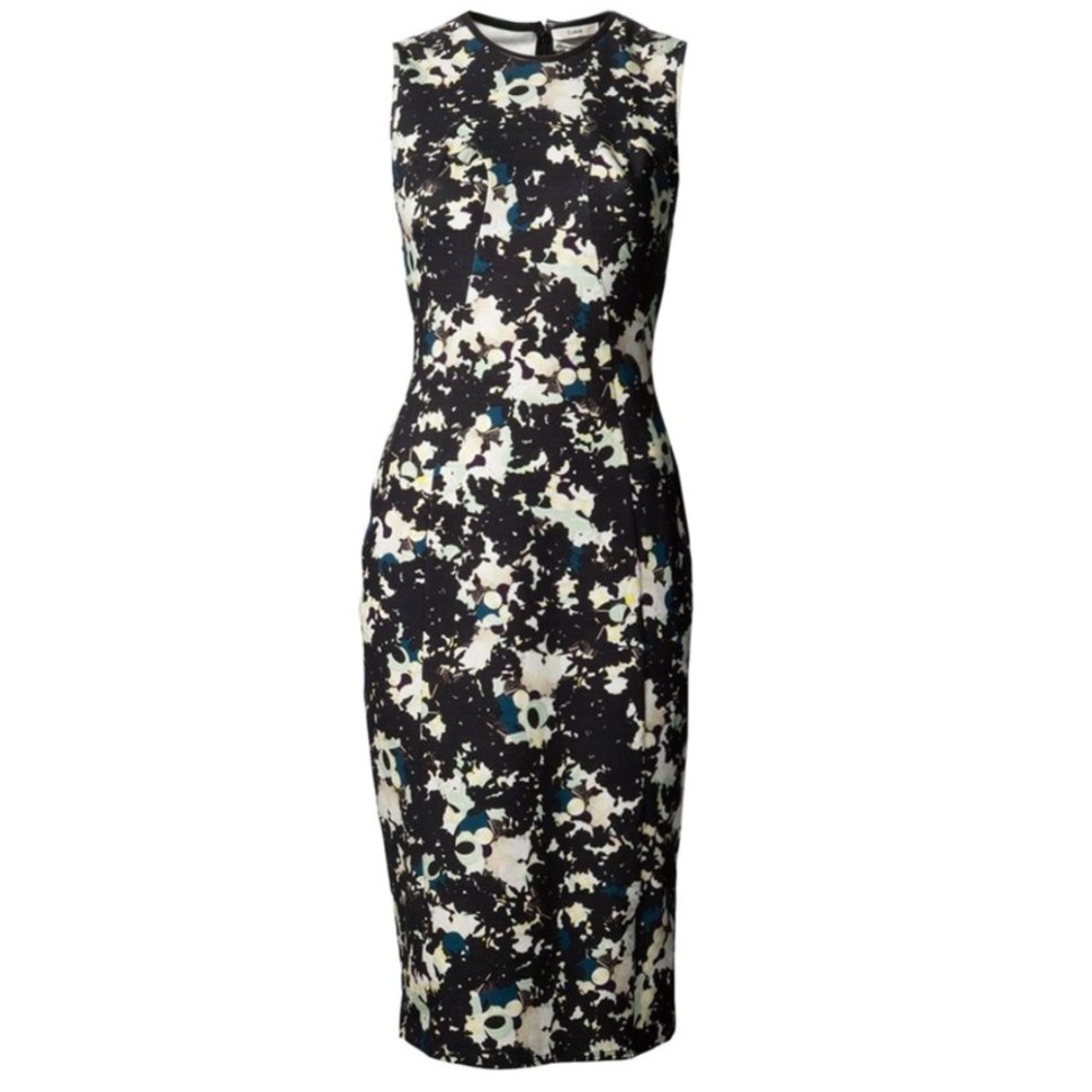 Erdem Maura Abstract Floral Dress Size 6